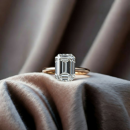 Eterna �clat Emerald Diamond Engagement Ring image 0