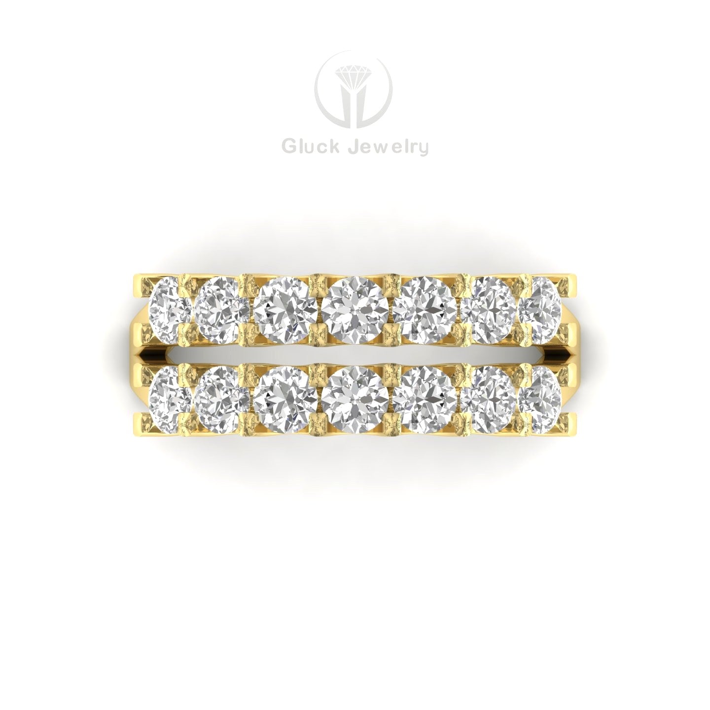 Double Row Wedding Band image 2