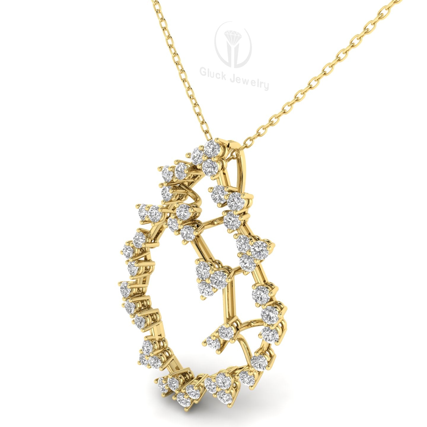 Abstract Fancy Pair Pendant image 9