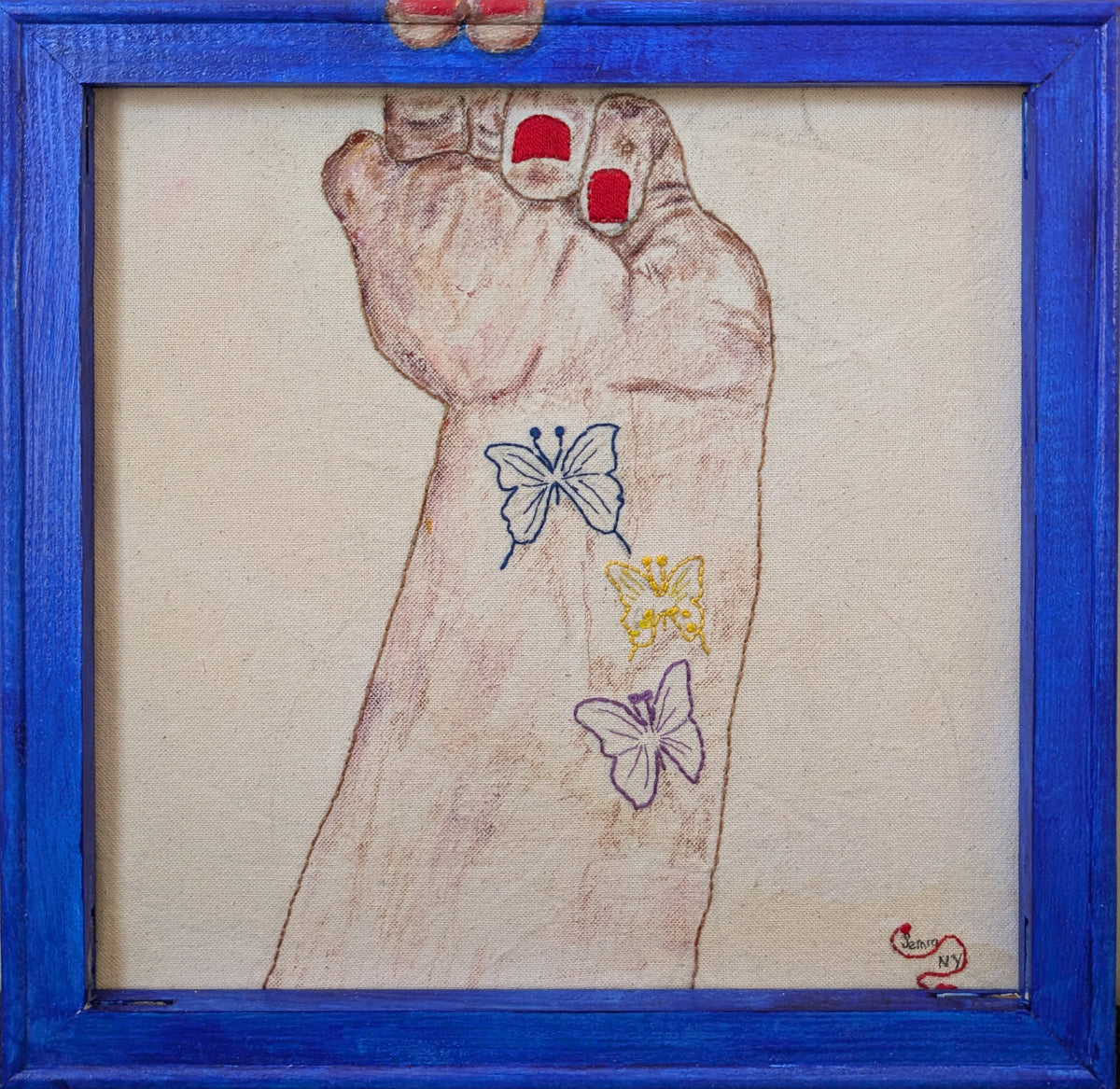Butterfly Touch — artwork by Semra Aydemir