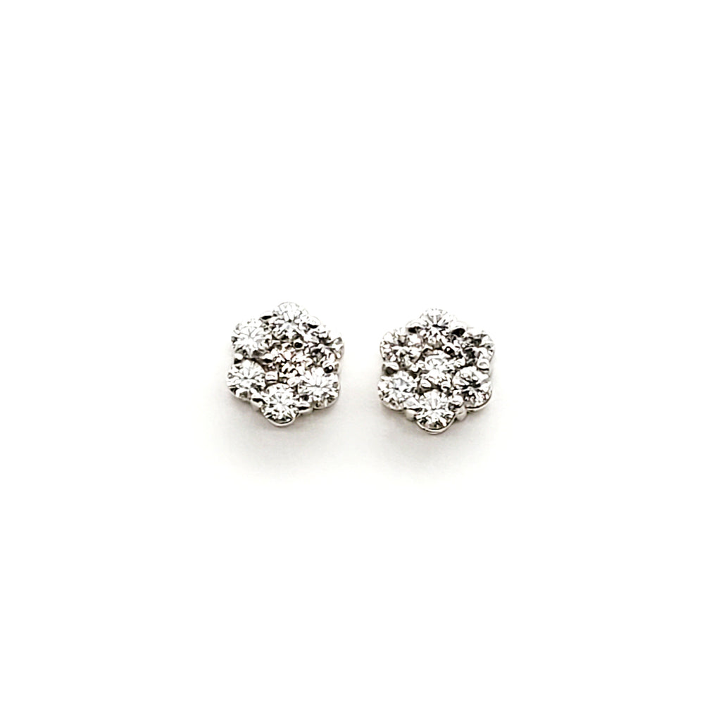 Round Diamond Stud Earring image 0