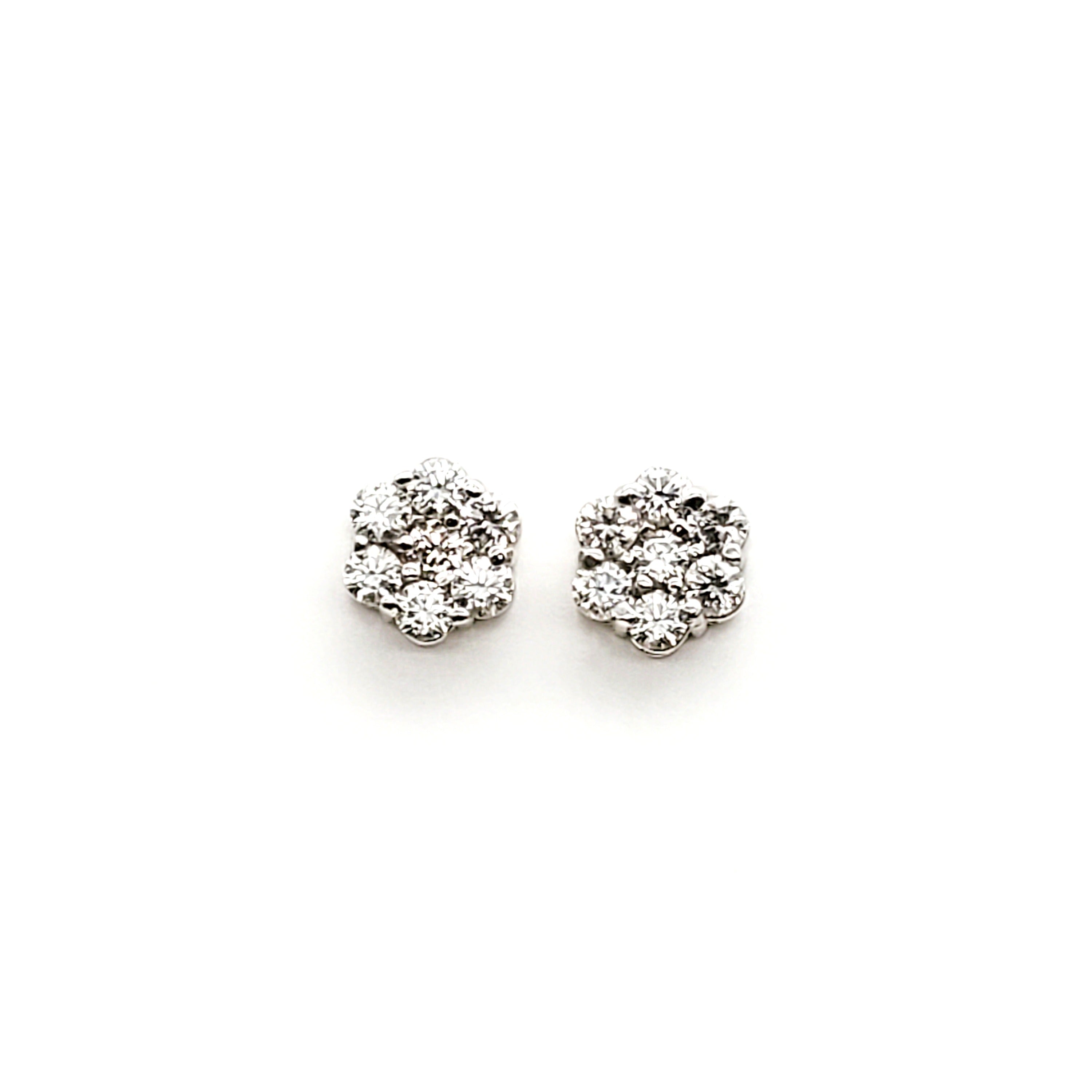 Round Diamond Stud Earring image 0