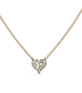 3ct Heart Solitaire Pendant image 0