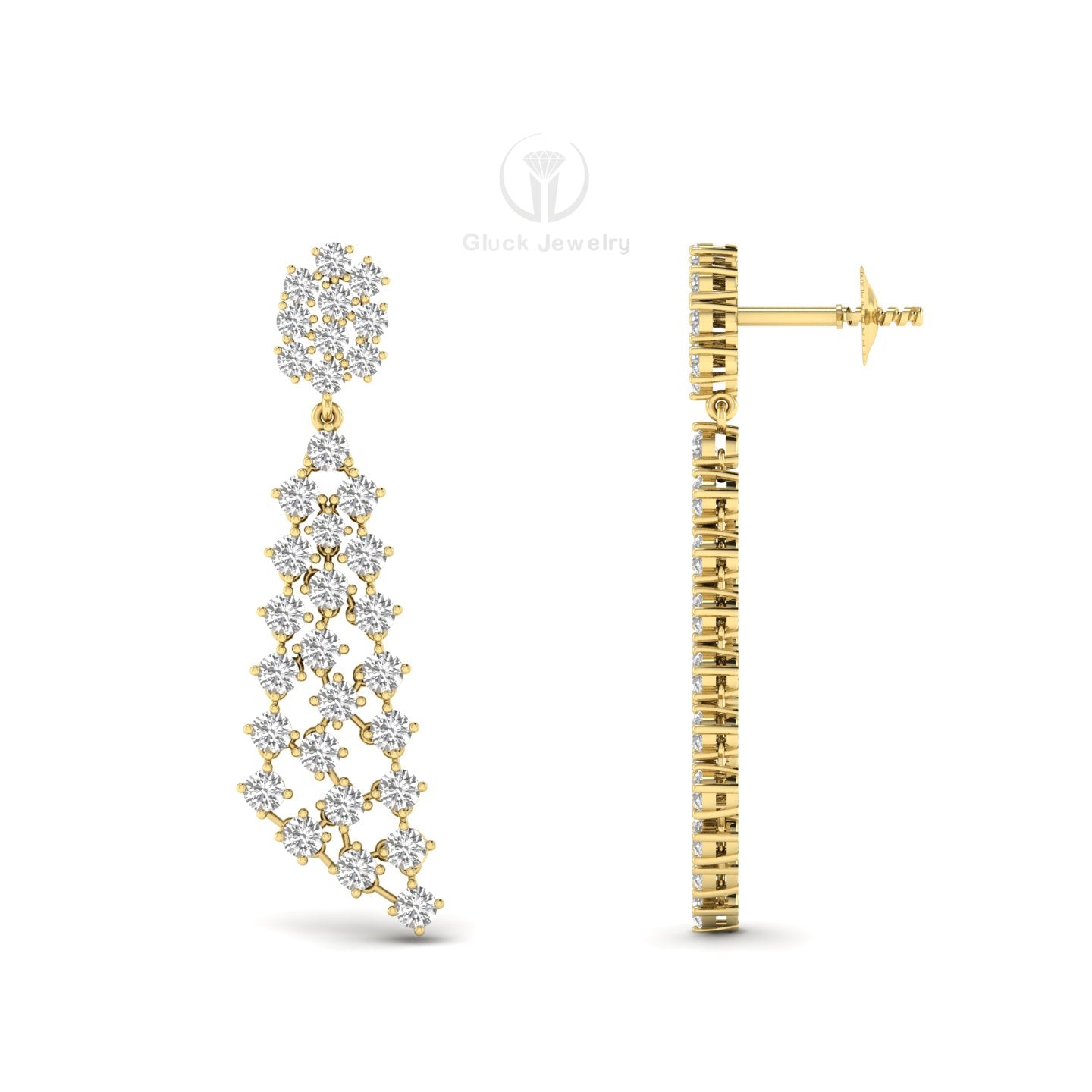 Triangle Fancy Earring image 4