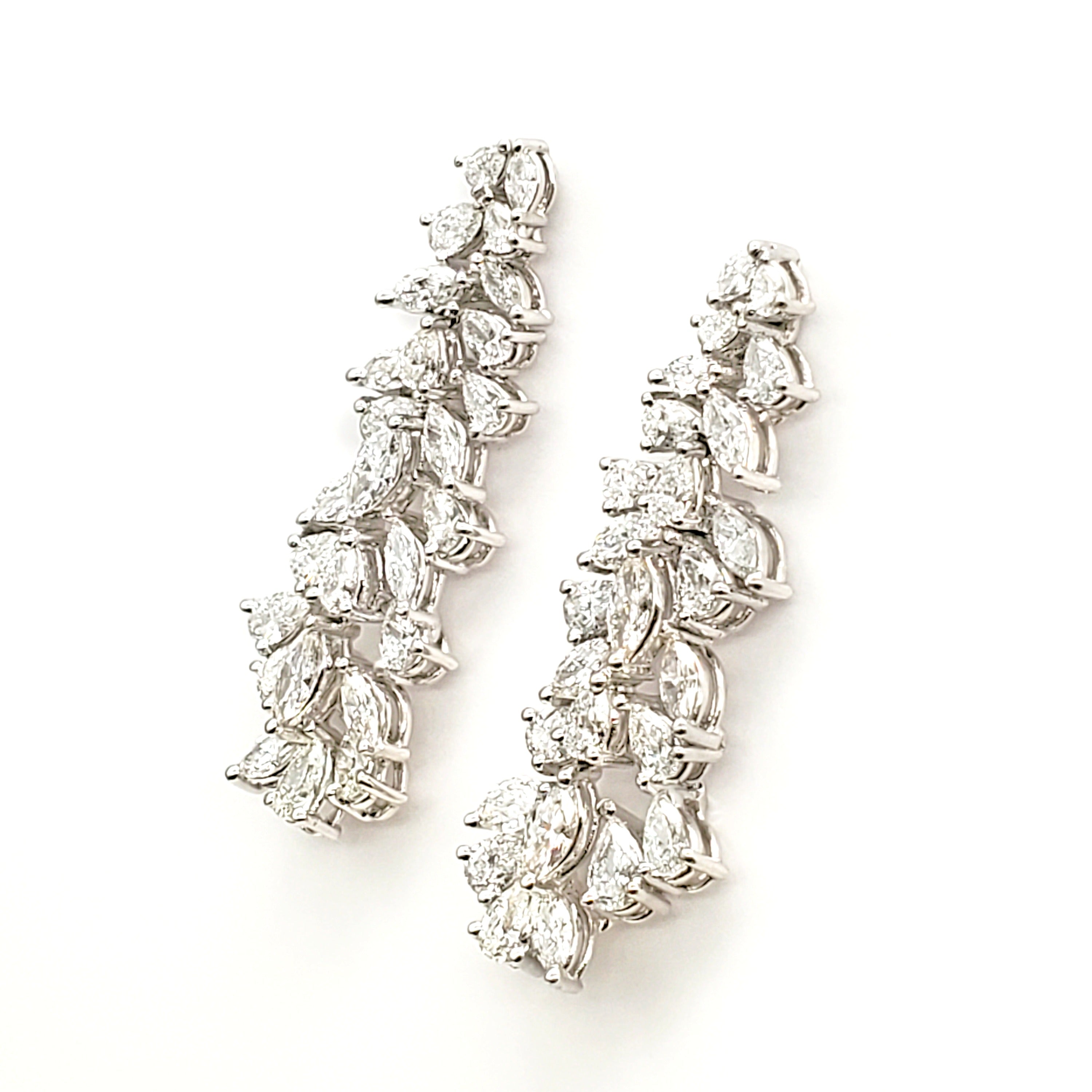 Marquise & Pear Diamond Earring image 1