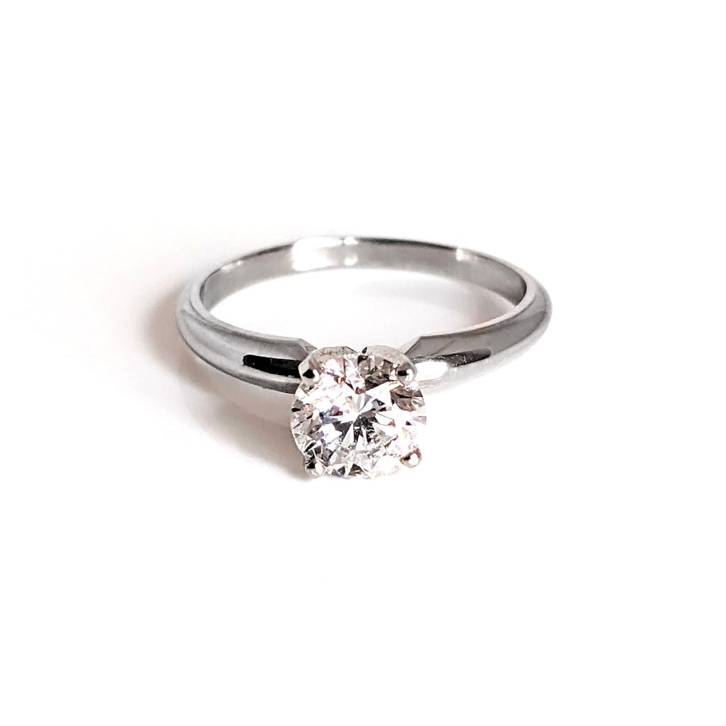 Four Prong Solitaire Engagement Ring image 1