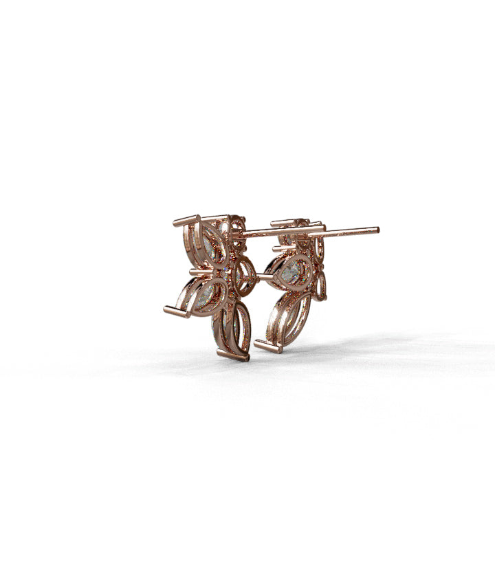 Fancy Cluster Stud Earring image 6