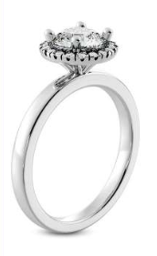 Classic Halo Diamond Engagement Ring image 0