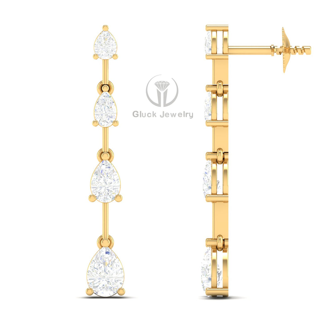 Pear Shape Drop Earring image 2