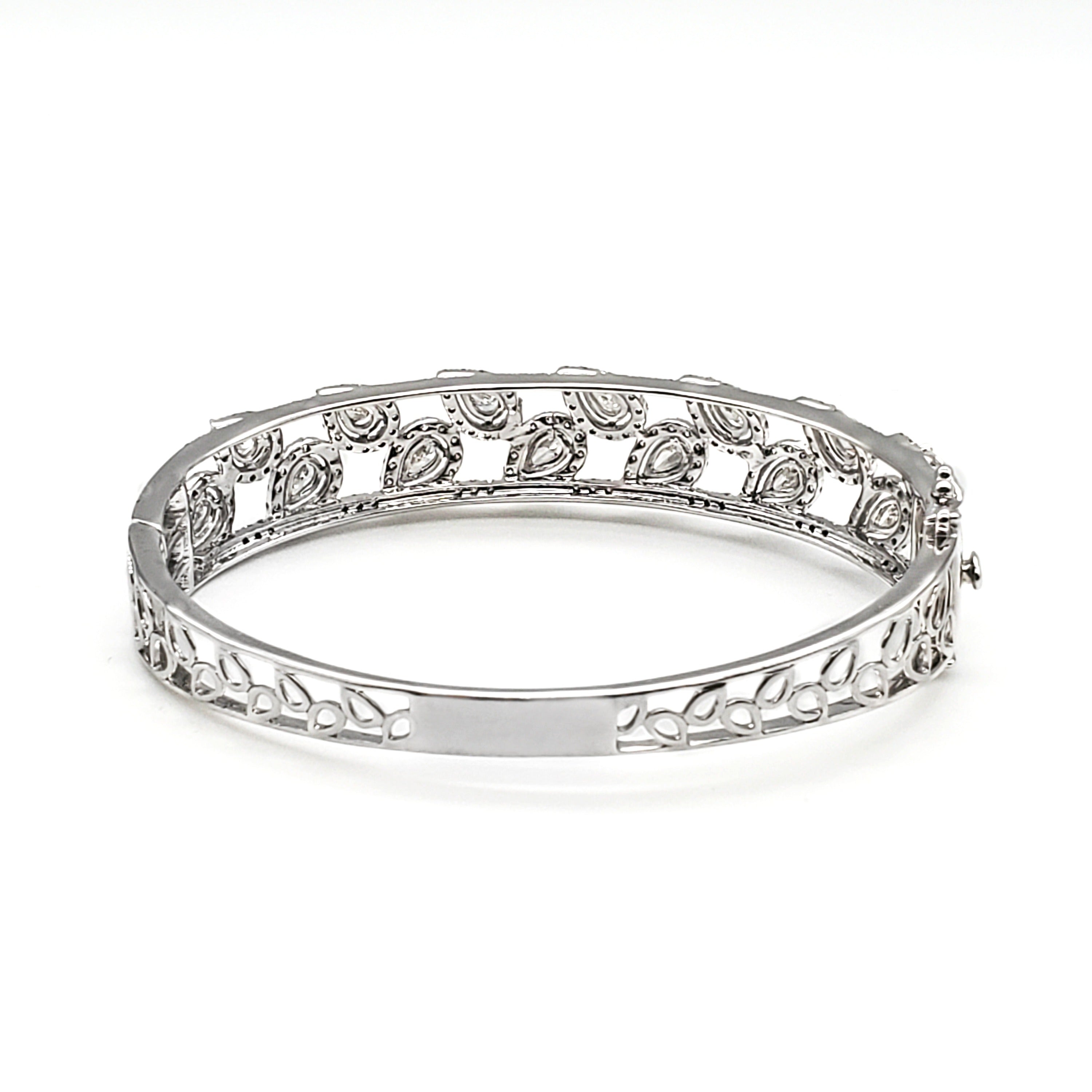Pear Shape Diamond Bangle image 2