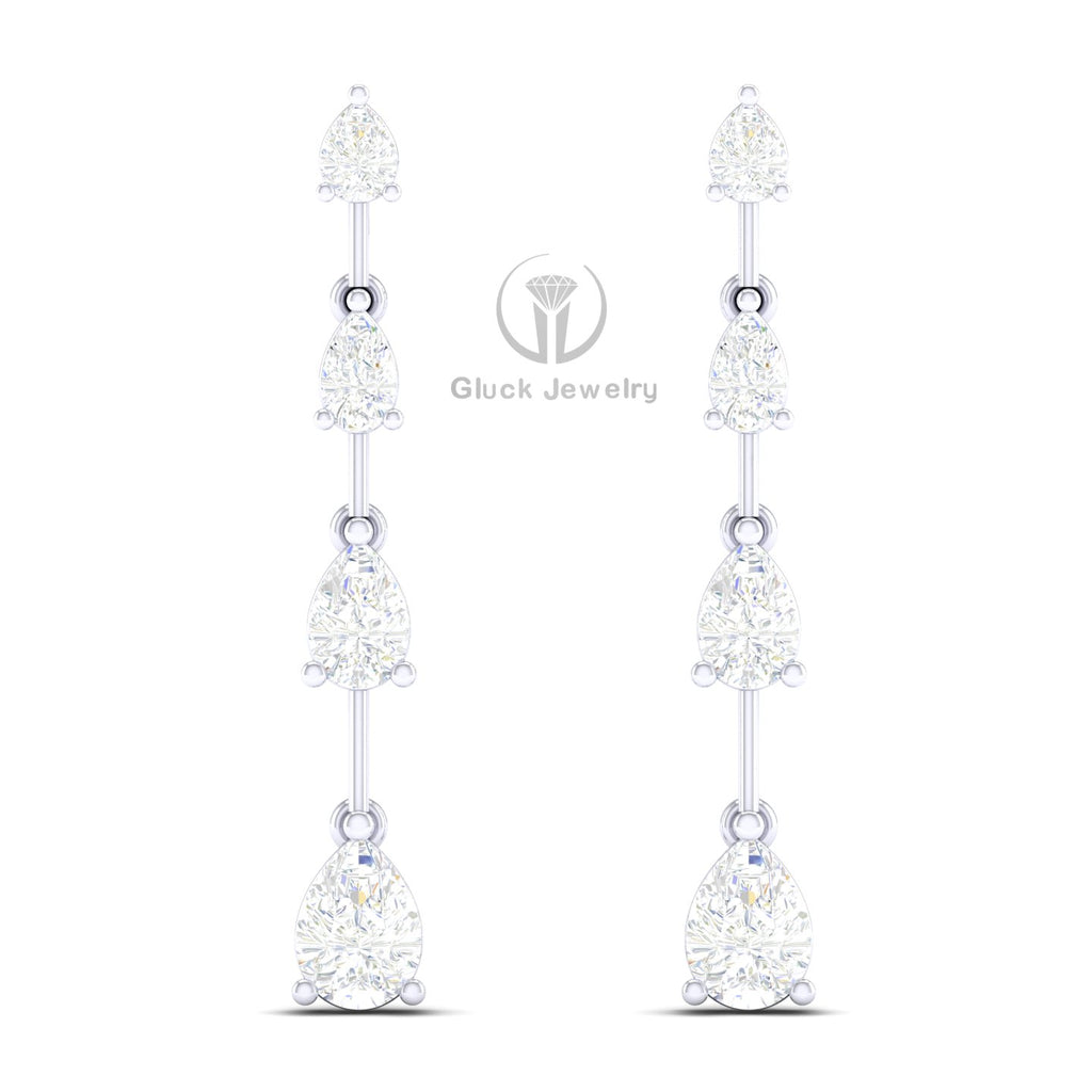 Pear Shape Drop Earring image 4