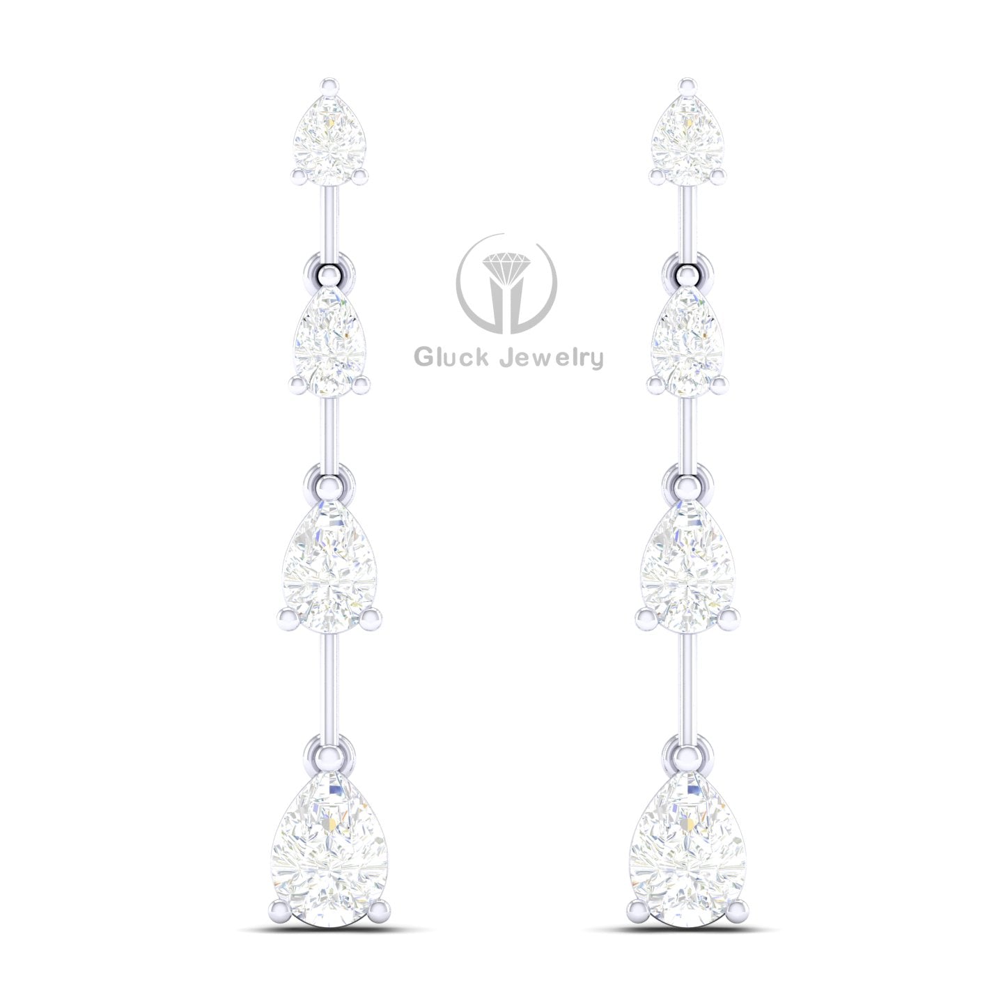 Pear Shape Drop Earring image 4