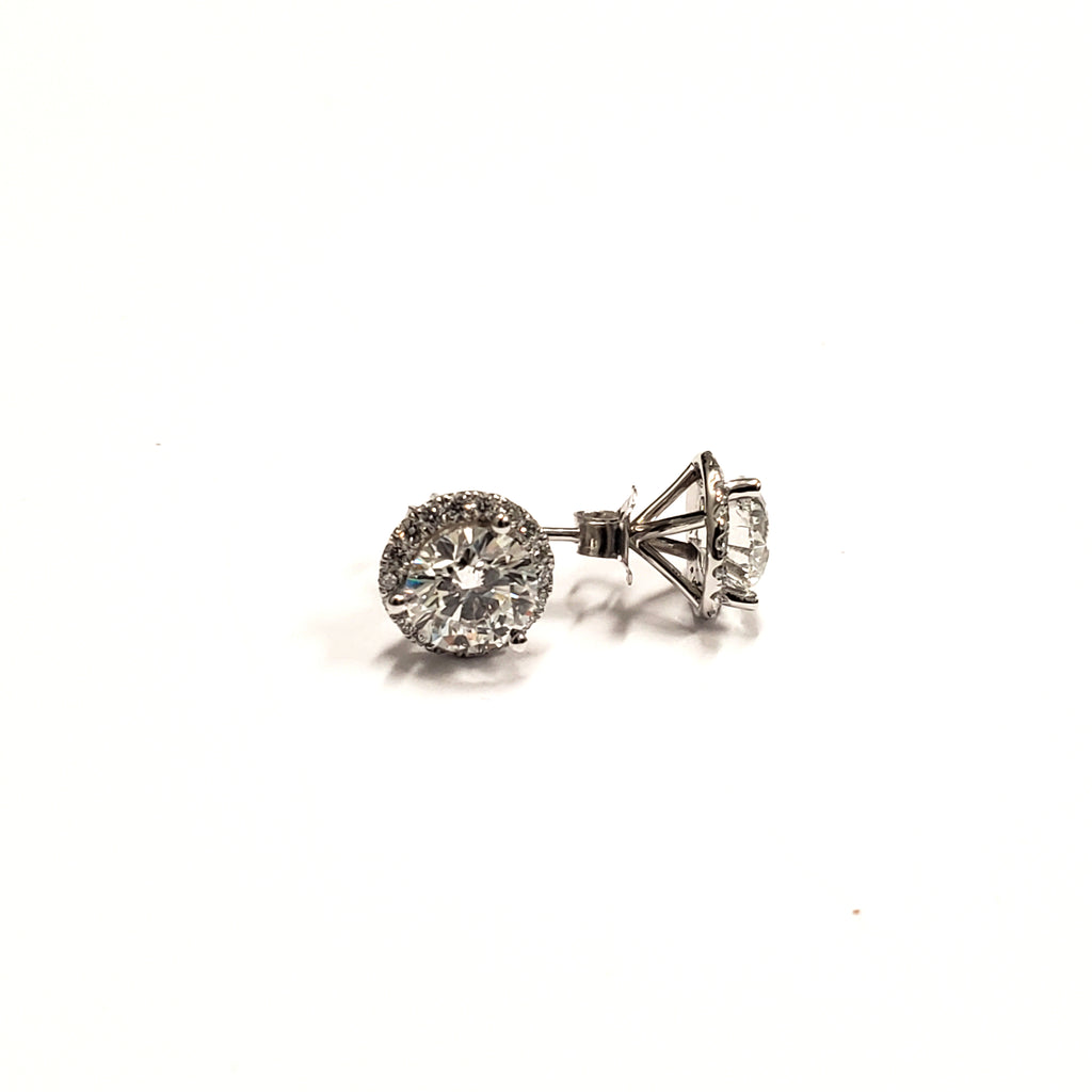 Martini Halo Stud Earring image 0