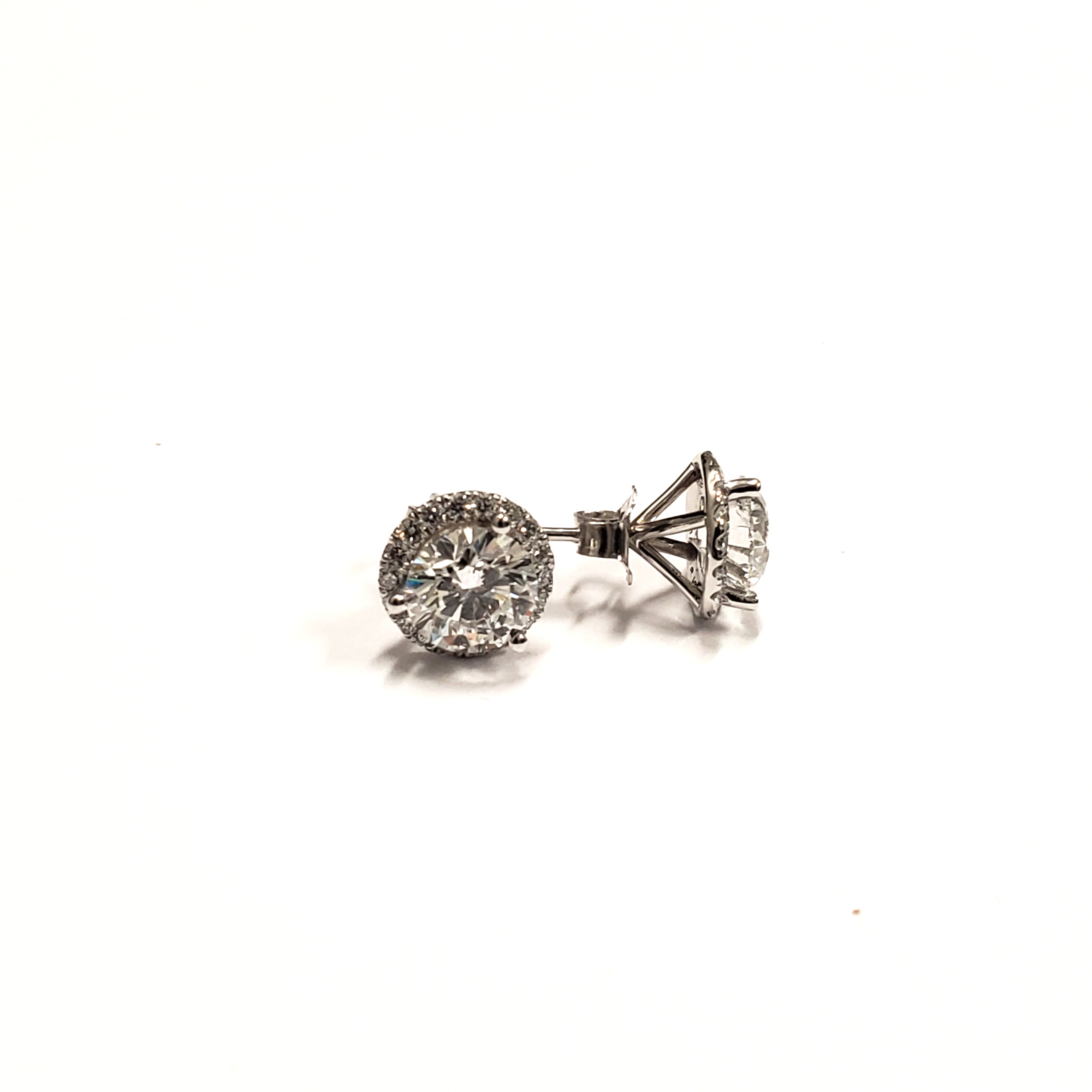 Martini Halo Stud Earring image 0