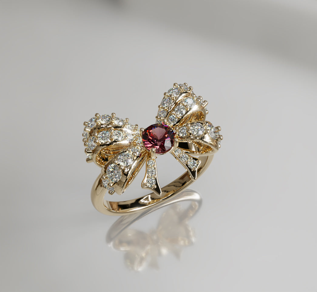 Knot Fancy Diamond Ring image 11