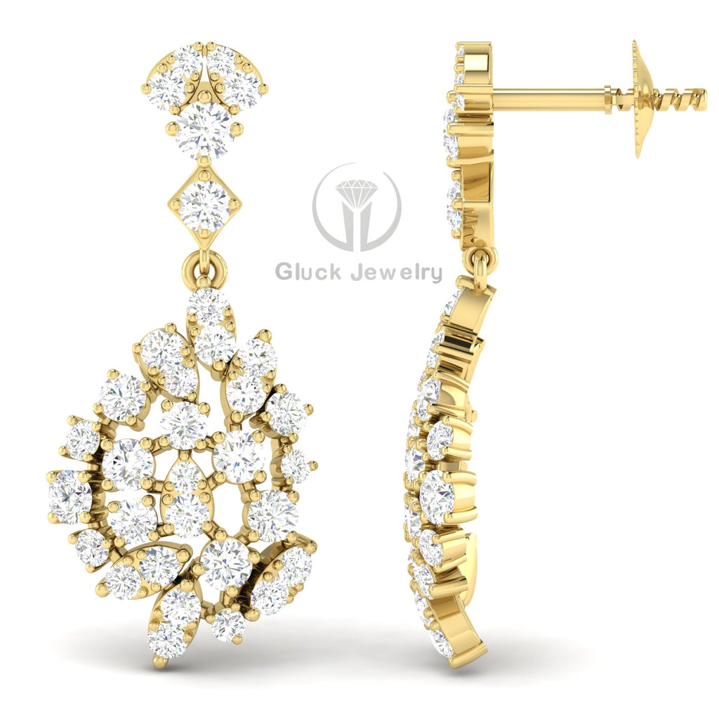 Diamond Dangle Earring image 7