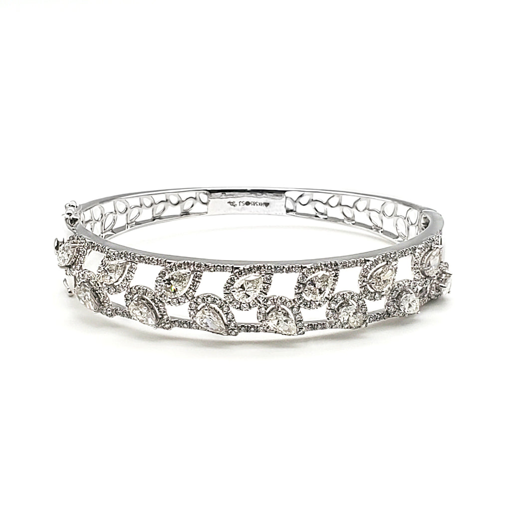 Pear Shape Diamond Bangle image 0