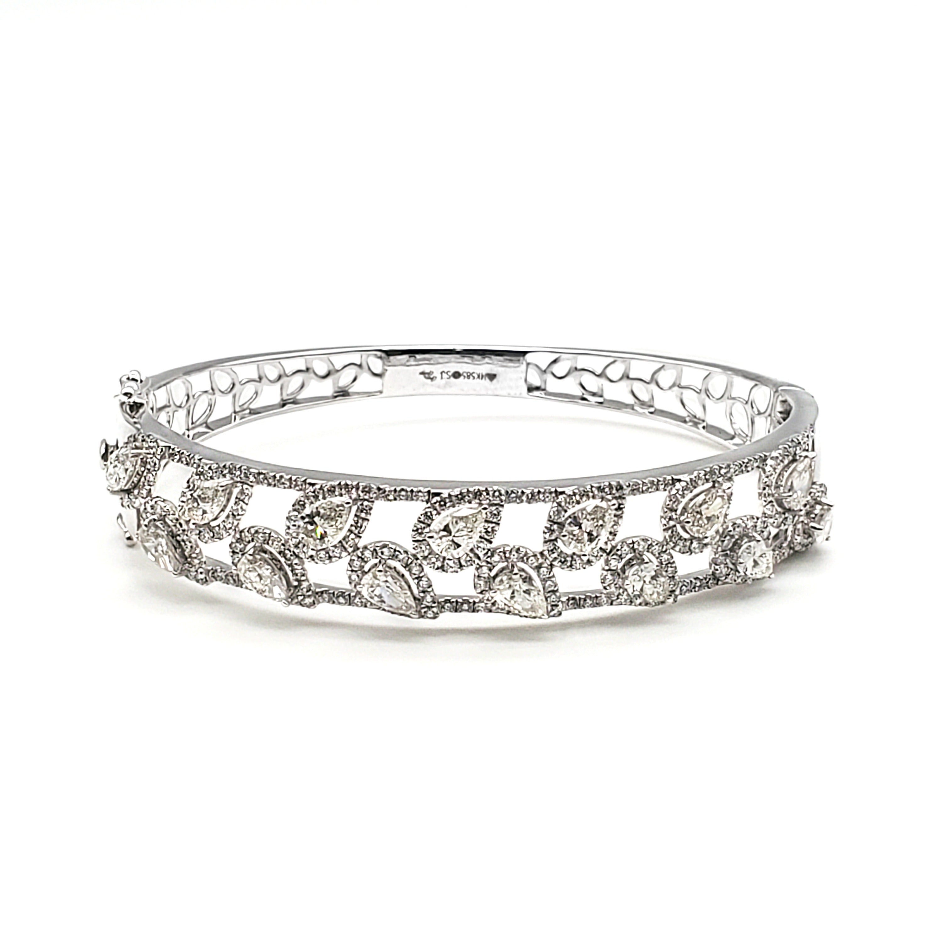 Pear Shape Diamond Bangle image 0