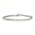 Tennis Bracelet Heart Shape with Round Diamond image 0