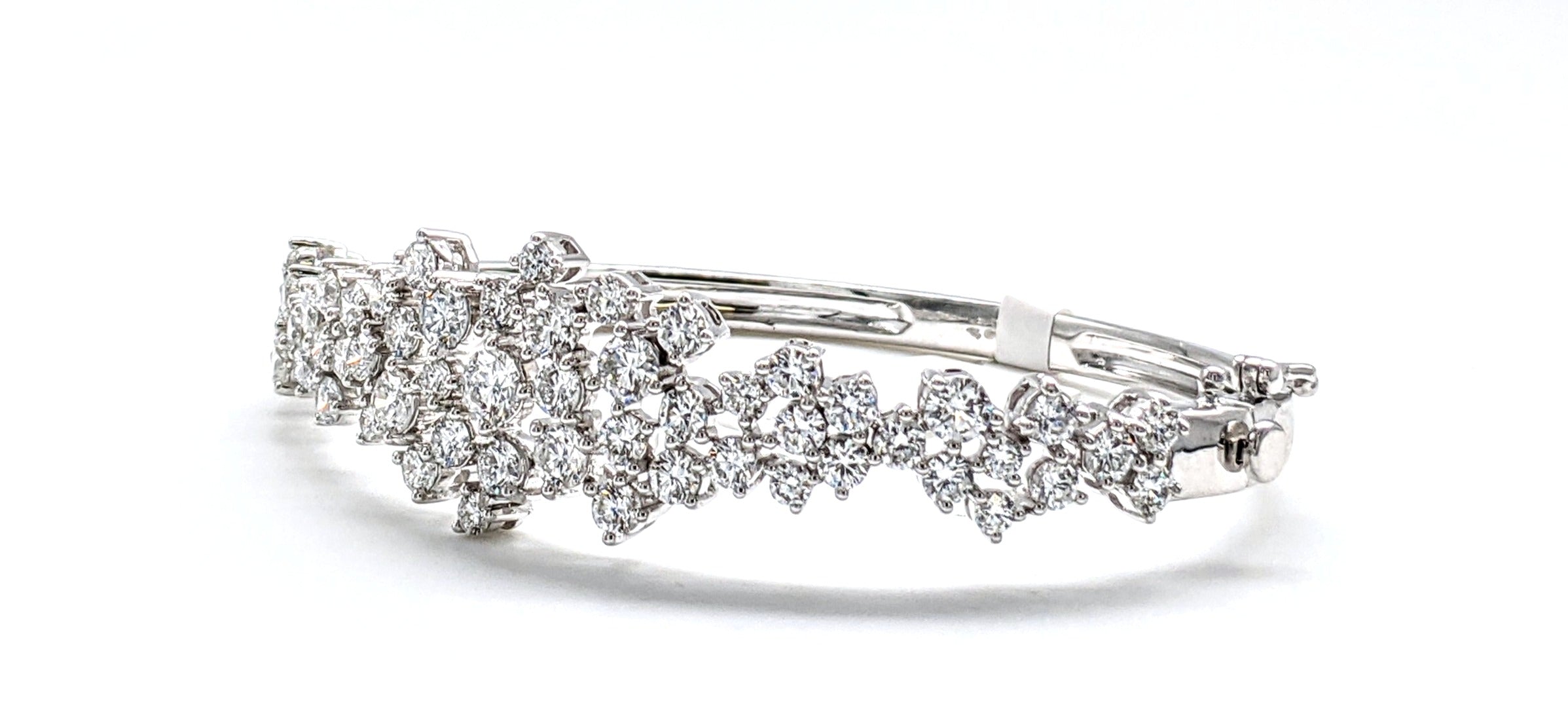 Diamond Cluster Fancy Bangle image 4