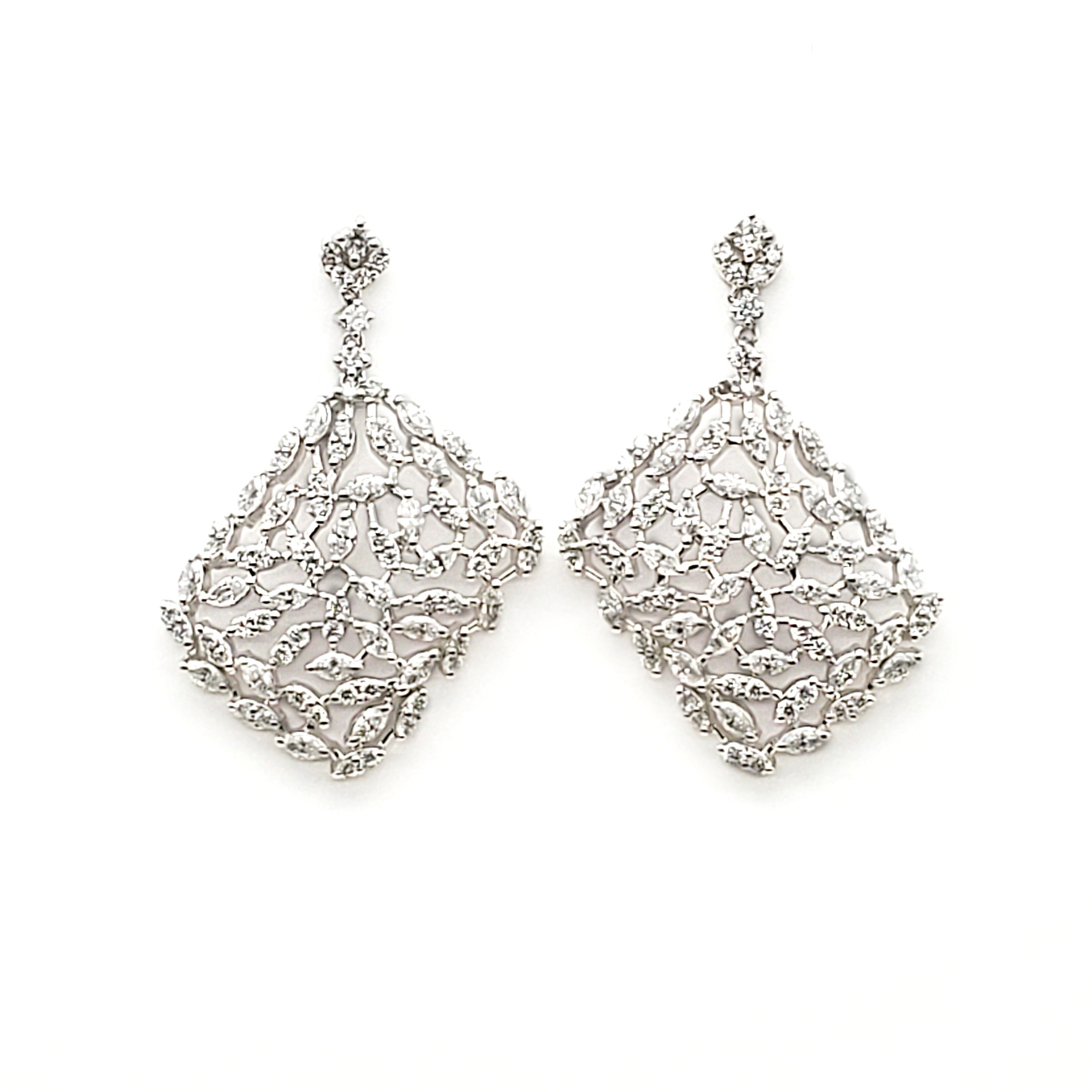 Scattered Long Dangling Earring image 0