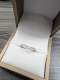 V Shape Chevron Style Diamond Ring image 0