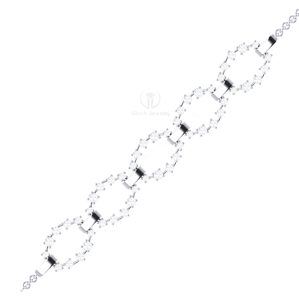 Fancy Round Diamond Bracelet image 3