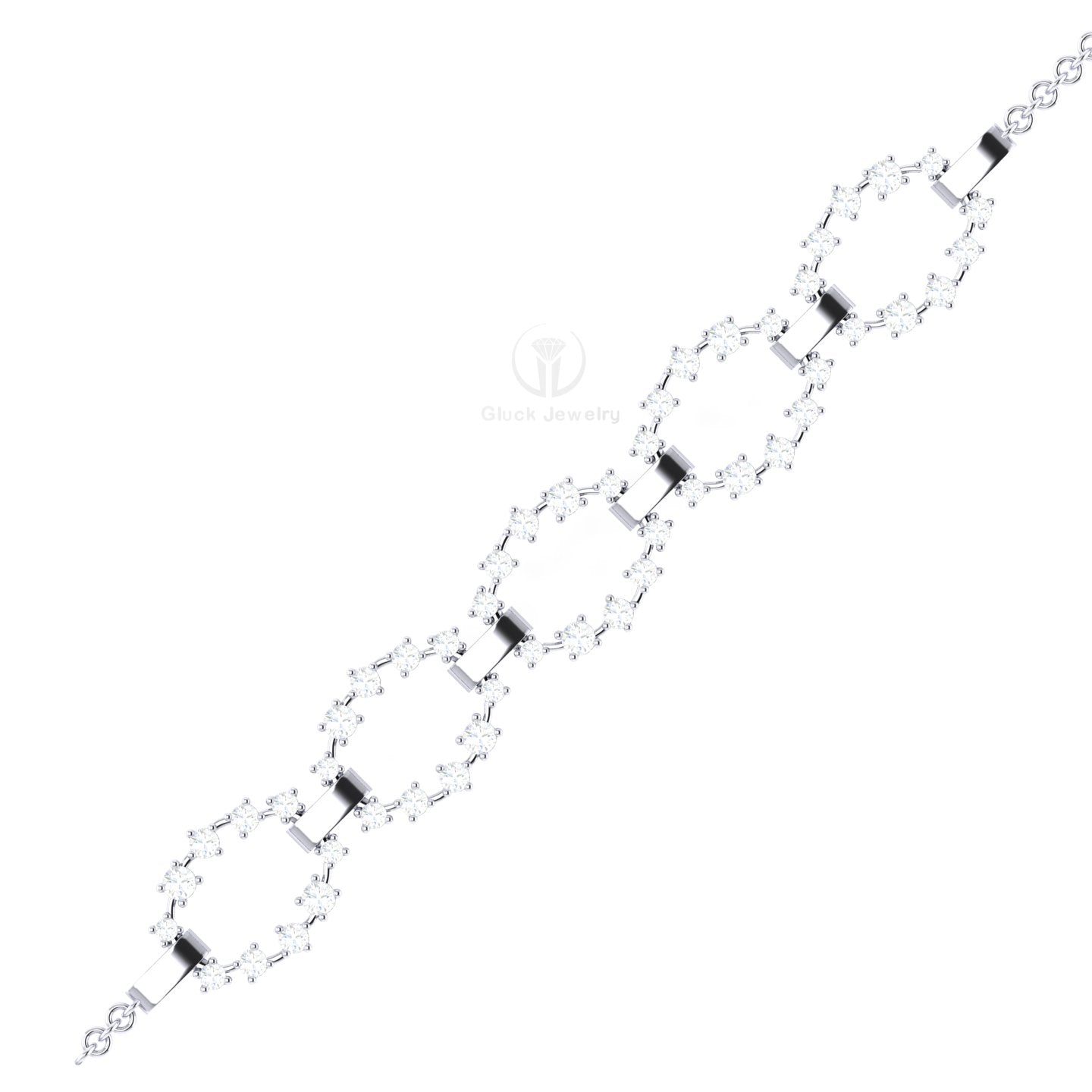 Fancy Round Diamond Bracelet image 3