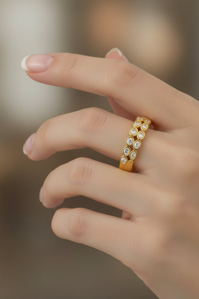 Elysian Oval Glow Diamond Ring image 0