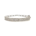 Emerald Cut Diamond Bangle image 0