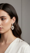 Regalia Radiance Drop Pear Diamond Earrings image 2