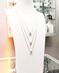 Three Row Diamond Pendant image 0
