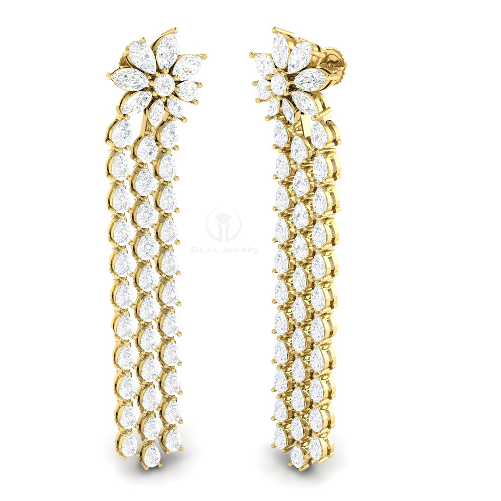 Fancy Shape Dangle Drop Earring image 0