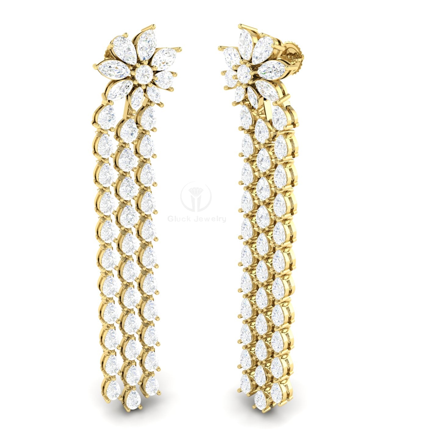 Fancy Shape Dangle Drop Earring image 0