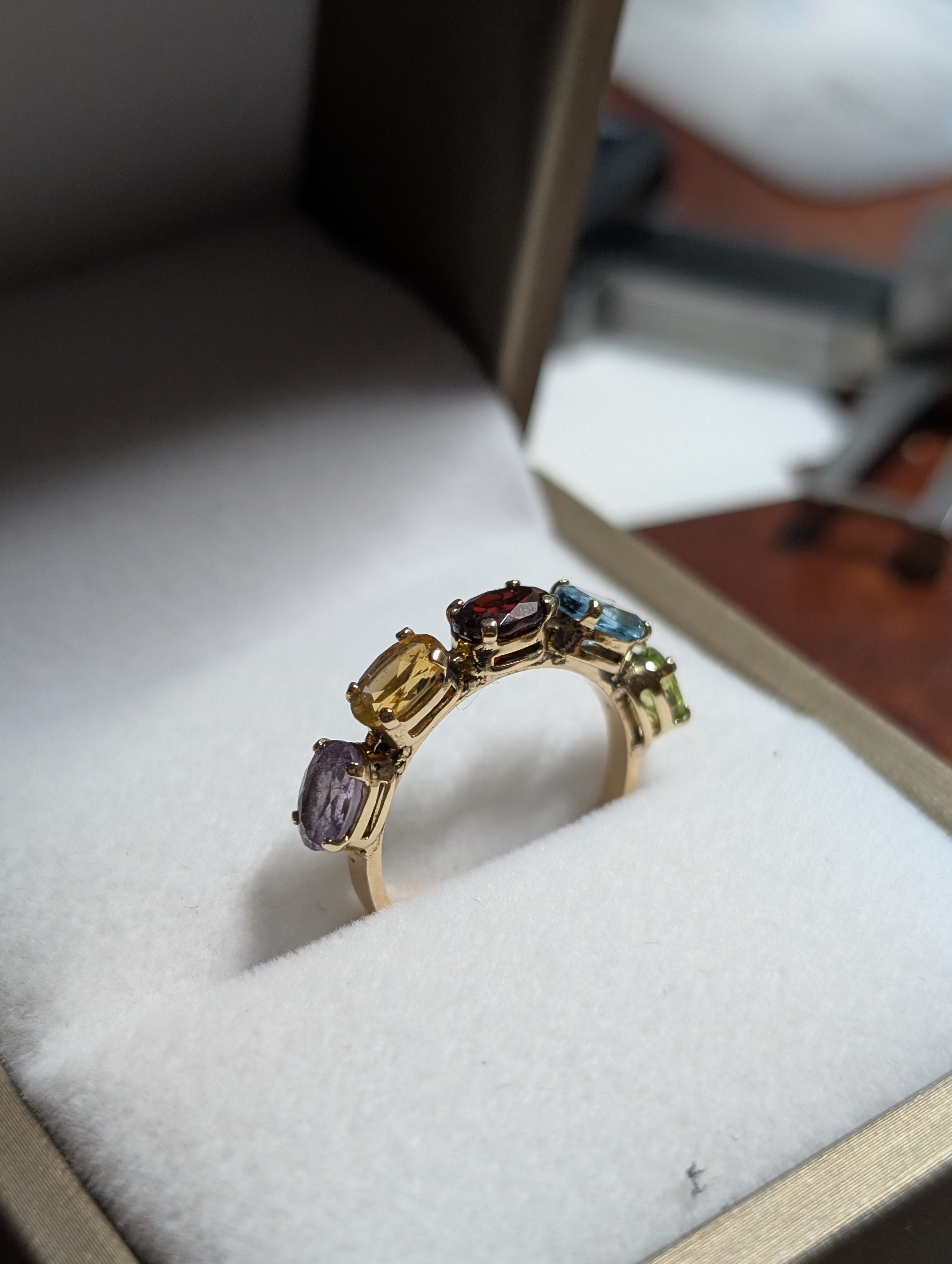5-Half Carat Oval Color Stone Ring image 5