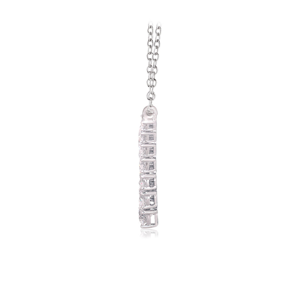 V shaped Diamond necklace image 2
