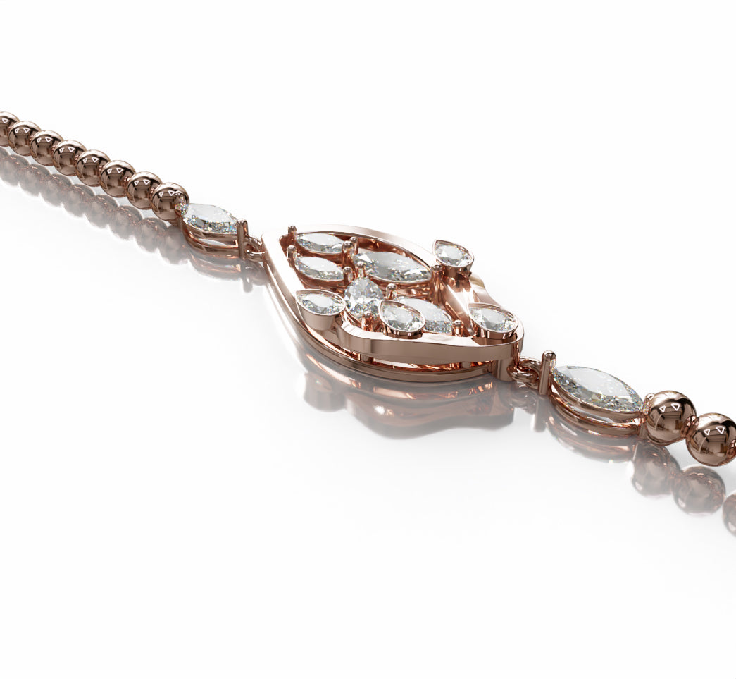 Fancy Diamond Chain Bracelet image 8