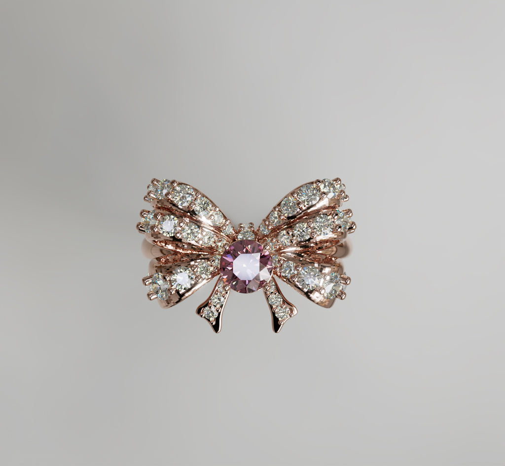 Knot Fancy Diamond Ring image 8