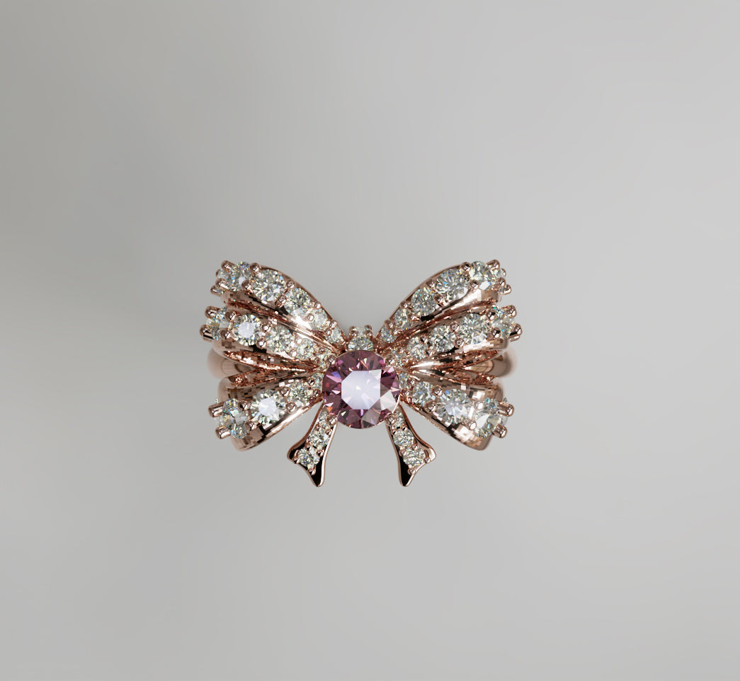 Knot Fancy Diamond Ring image 8
