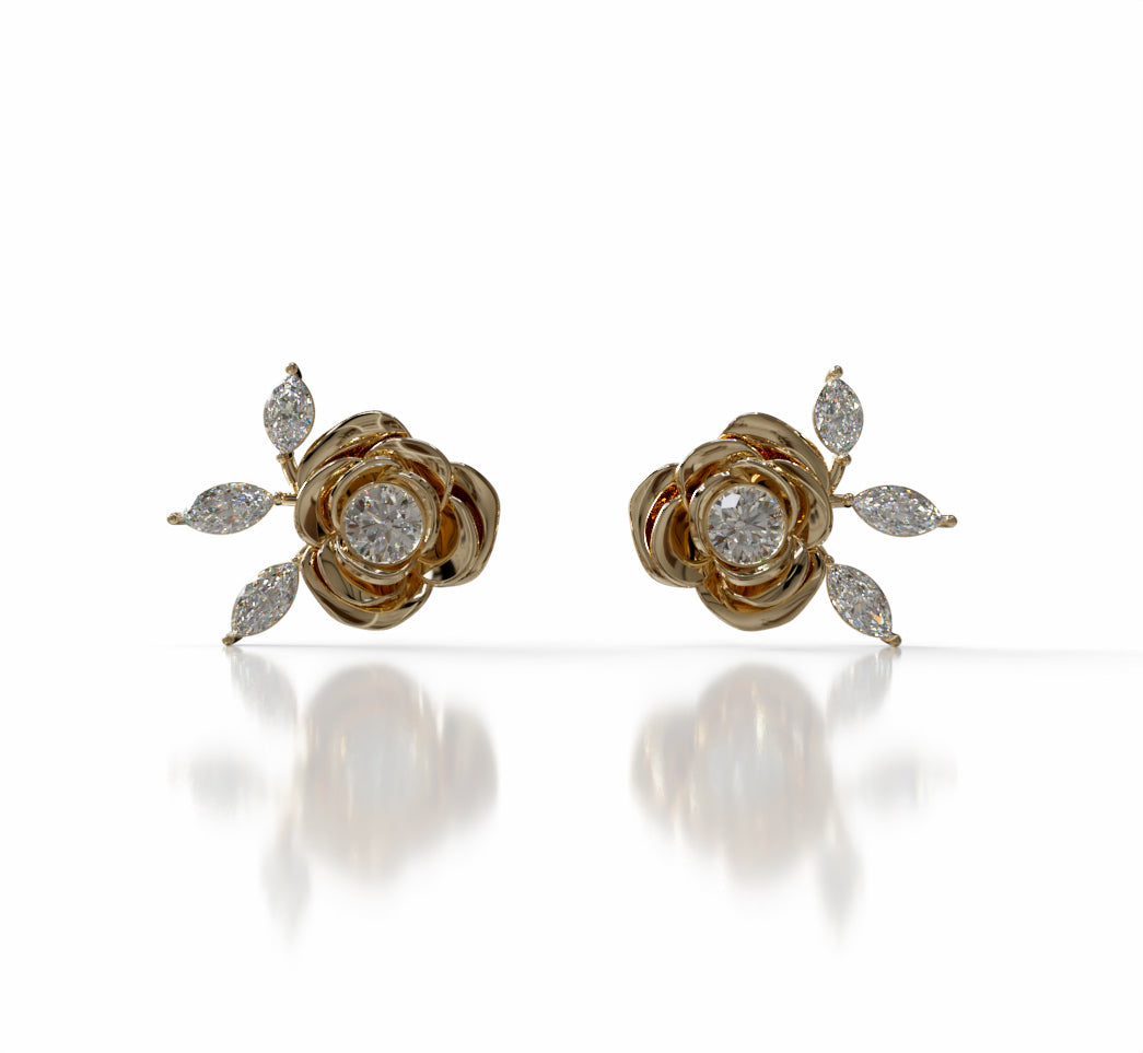 Rose earrings  image 9