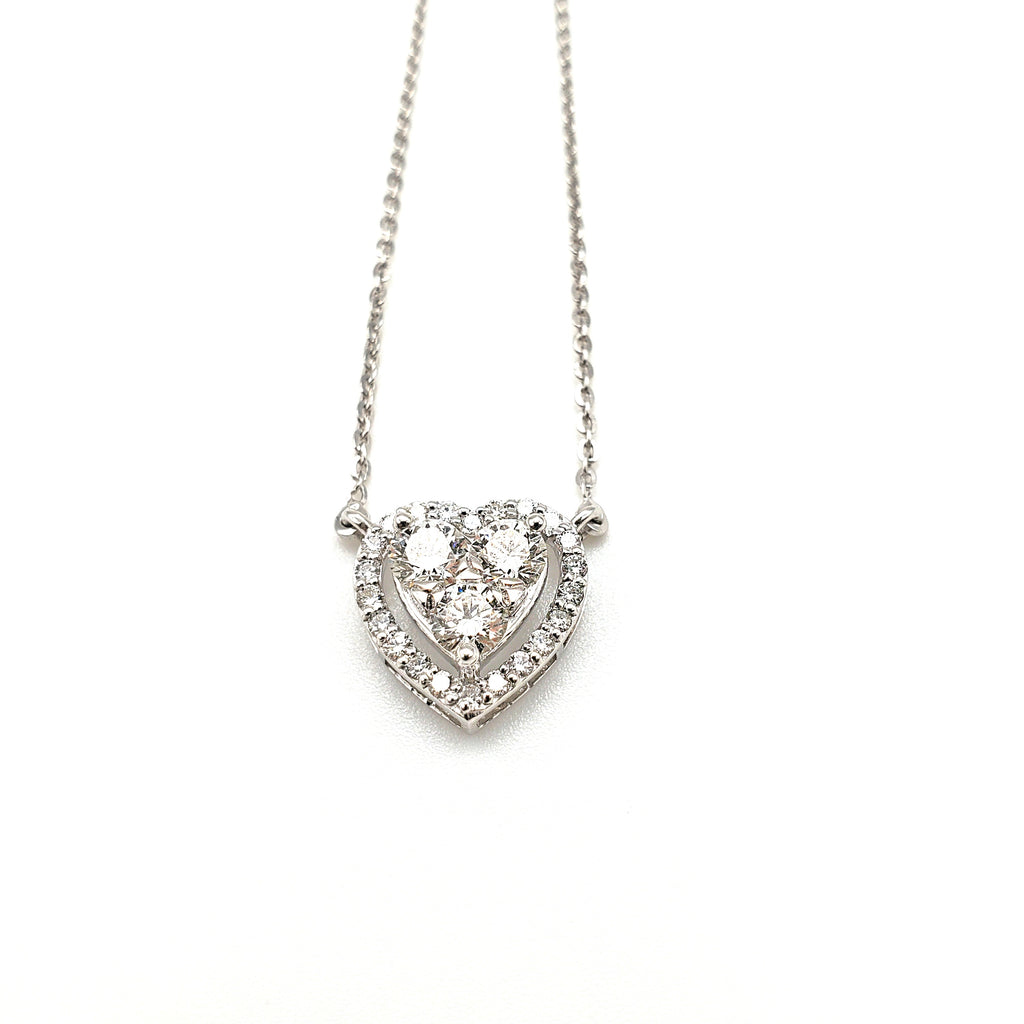 Halo Heart Pendant image 0