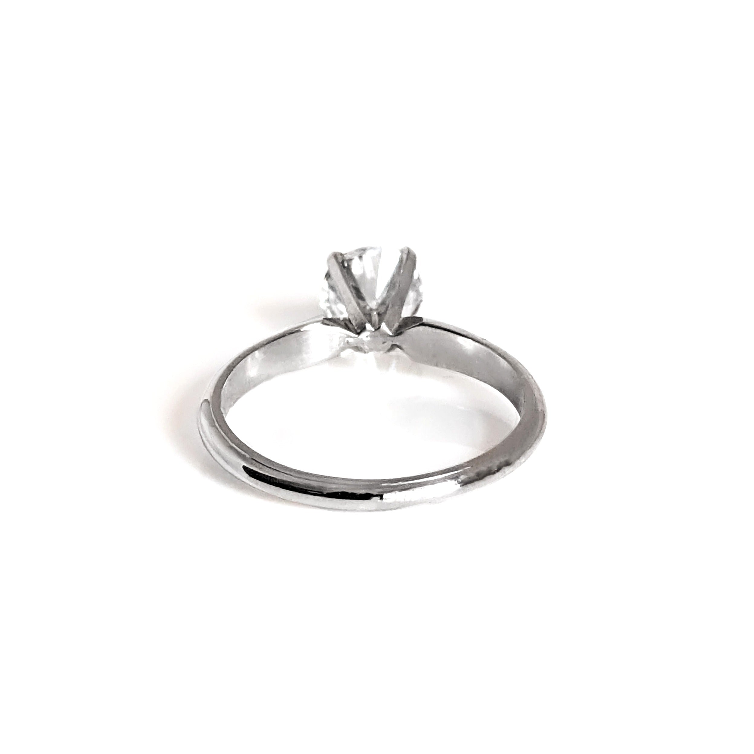 Four Prong Solitaire Engagement Ring image 2