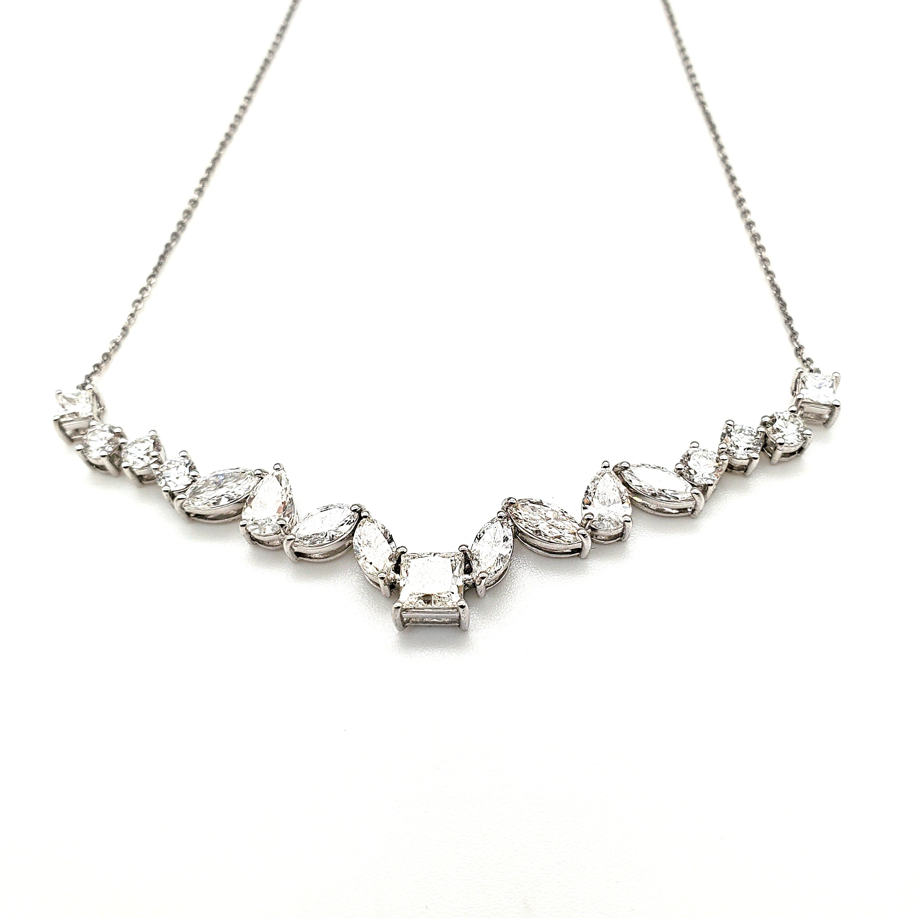 Fancy Shape Diamond Necklace image 0