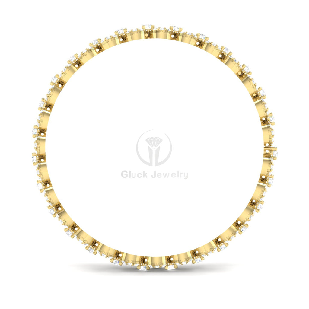 Circles with Round Diamond Bracelet image 2