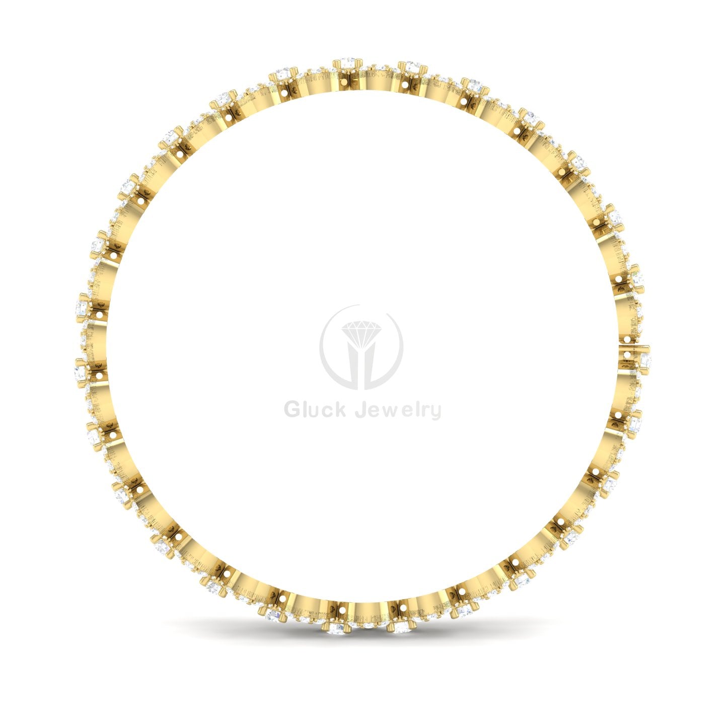 Circles with Round Diamond Bracelet image 2