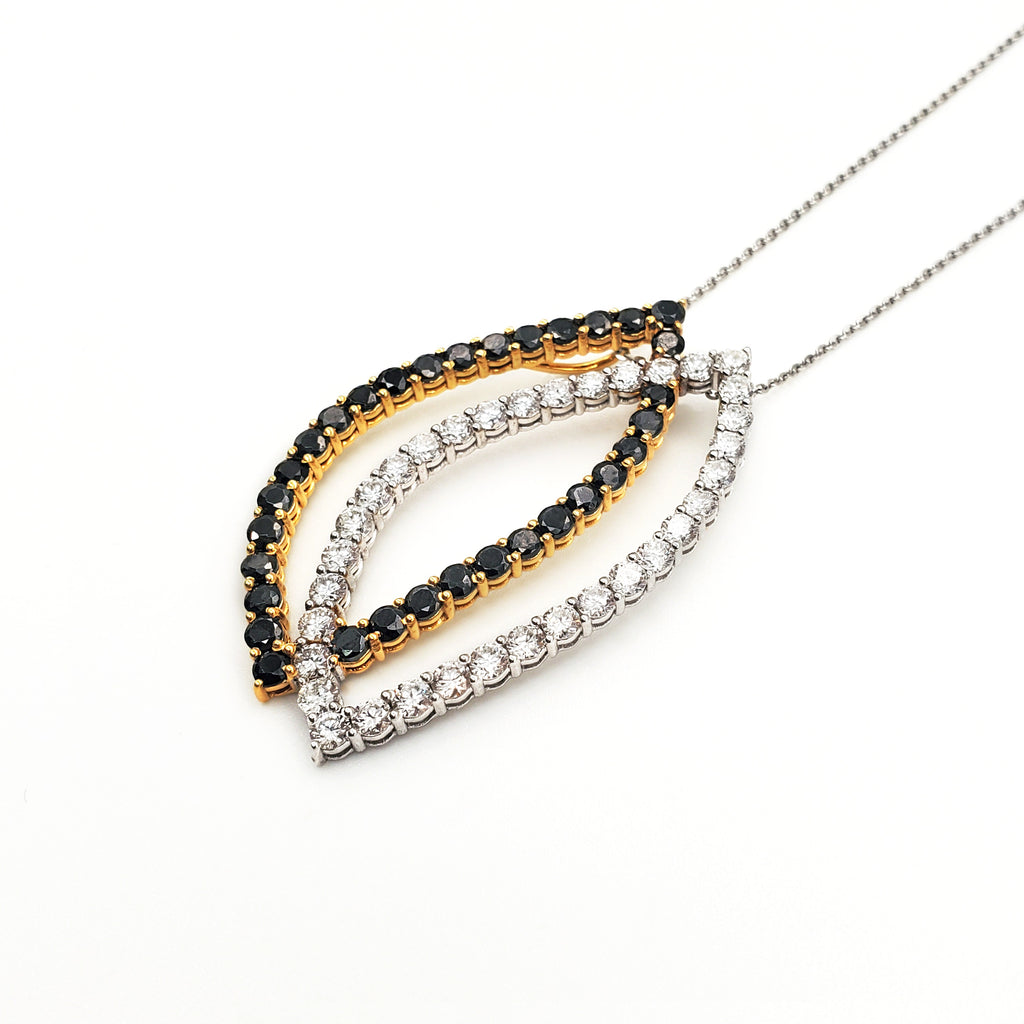 Shadow Leaf Design Pendant image 2