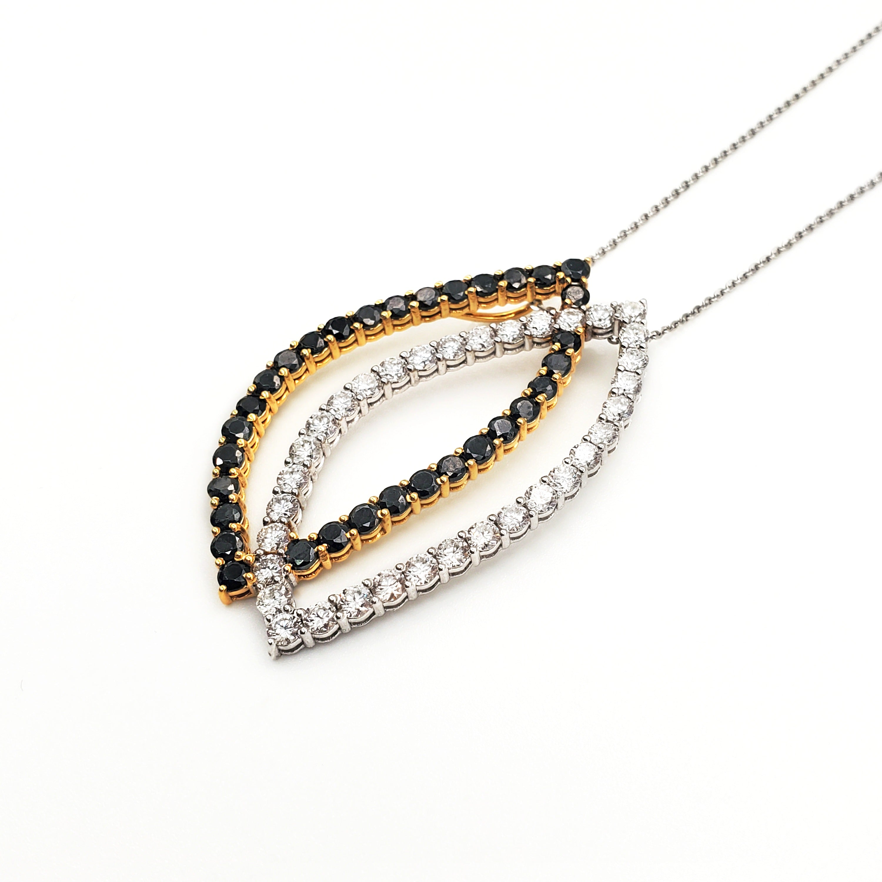 Shadow Leaf Design Pendant image 2