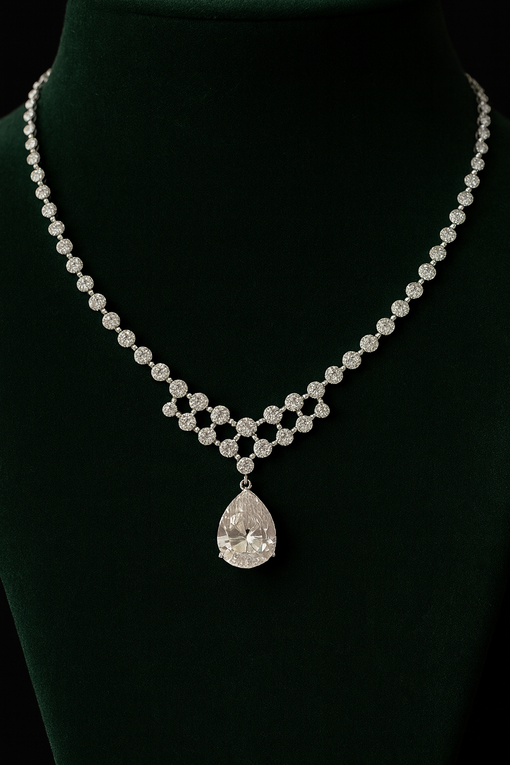 Graduated Diamond Riviera Necklace image 0