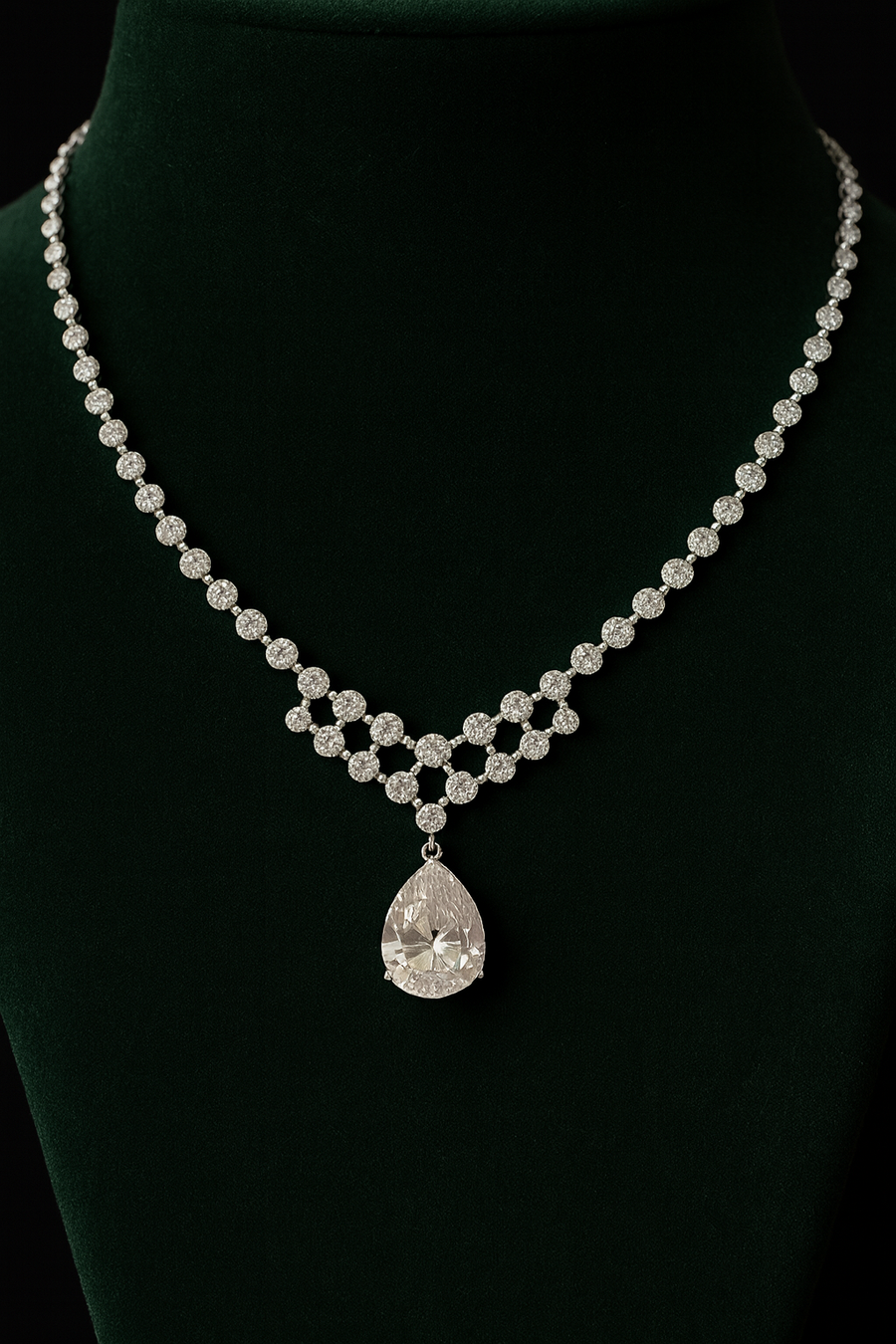 Graduated Diamond Riviera Necklace