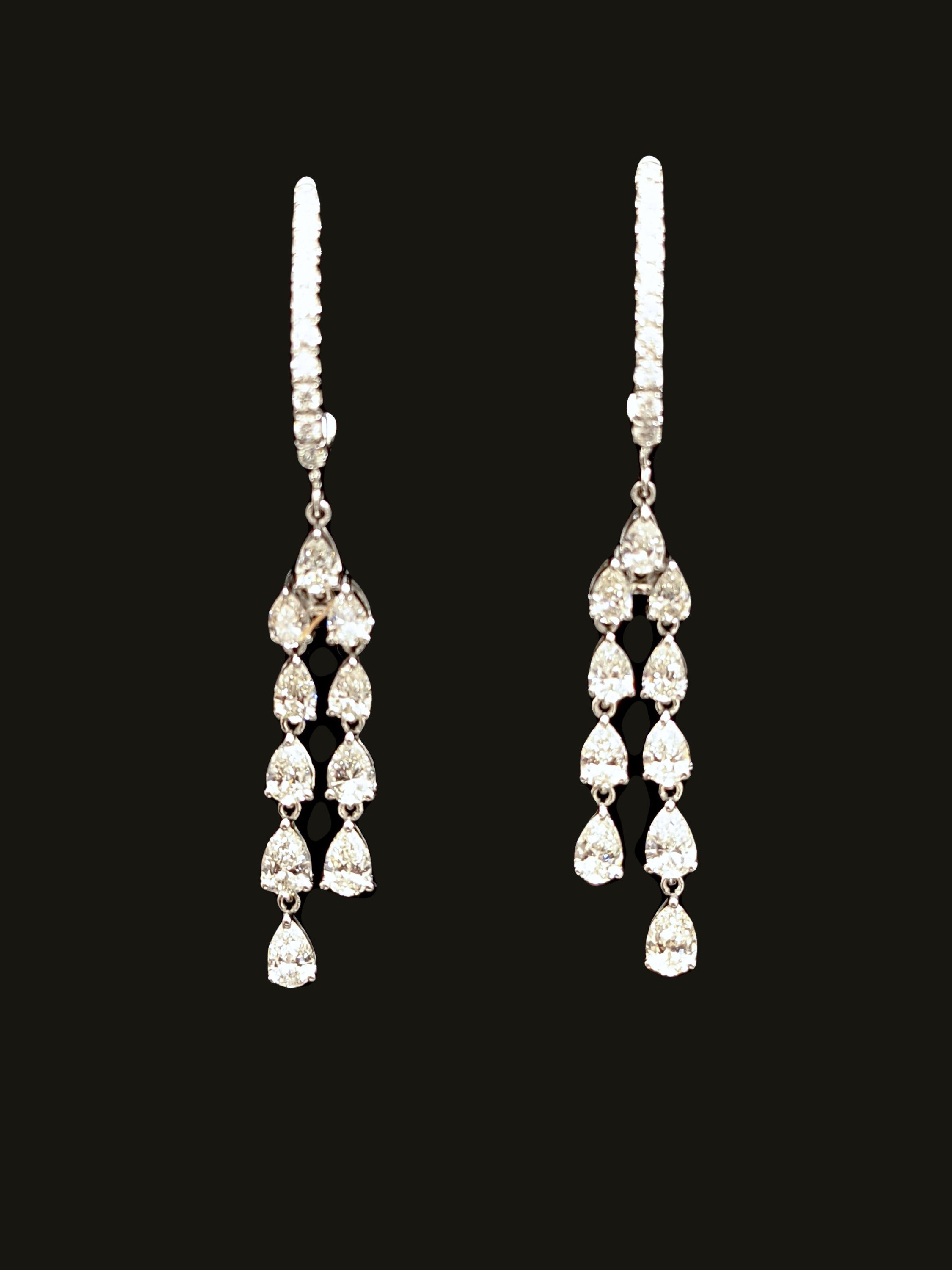 Pear Dangle Earring image 1